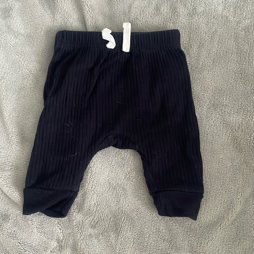 Black baby sweatpants 0-3m
